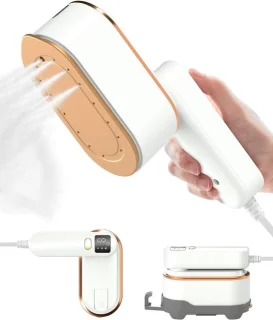 carmdering Handstomer Reisstoomijzer - Wit
