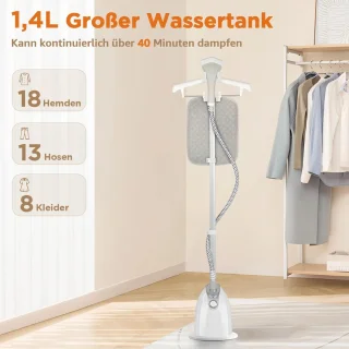 Cellista kledingstomer - staande stoomreiniger