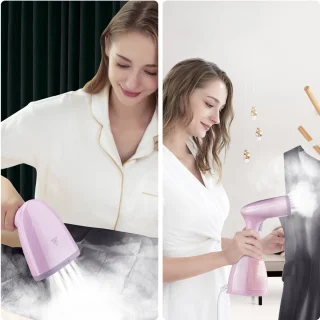 CHIWIN Draagbaar Stoomstrijkijzer 1500W Roze