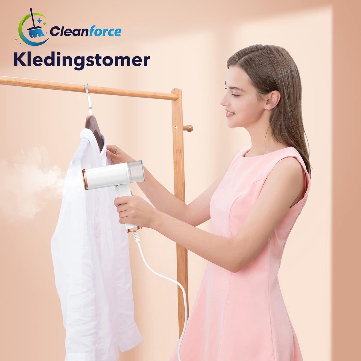Cleanforce 120M Kledingstomer Afneembare Watertank
