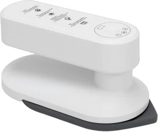 Compact draadloos handstrijkijzer - wit