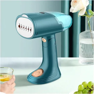 Compact Handstomer - Draagbaar Strijkijzer - Vintage Groen
