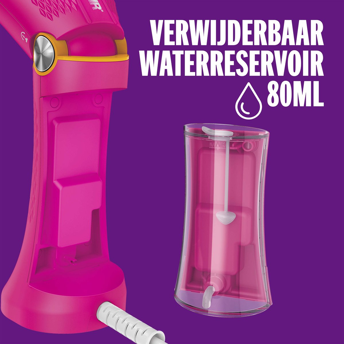 Conair Extreme Steam GSC24PKE Handheld Kledingstomer Roze