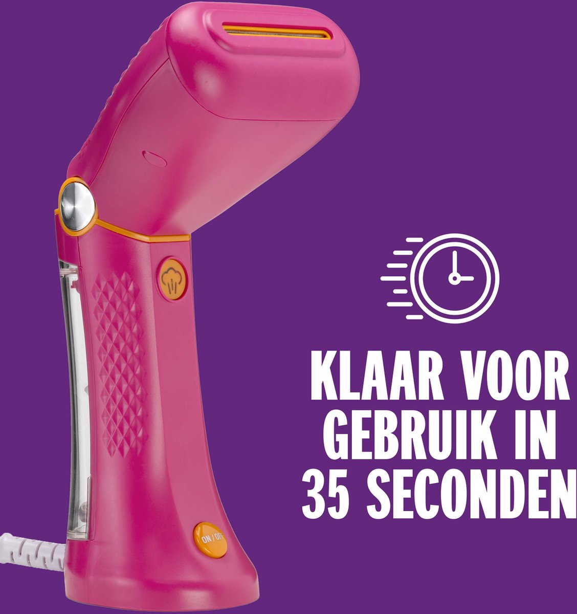 Conair Extreme Steam GSC24PKE Handheld Kledingstomer Roze