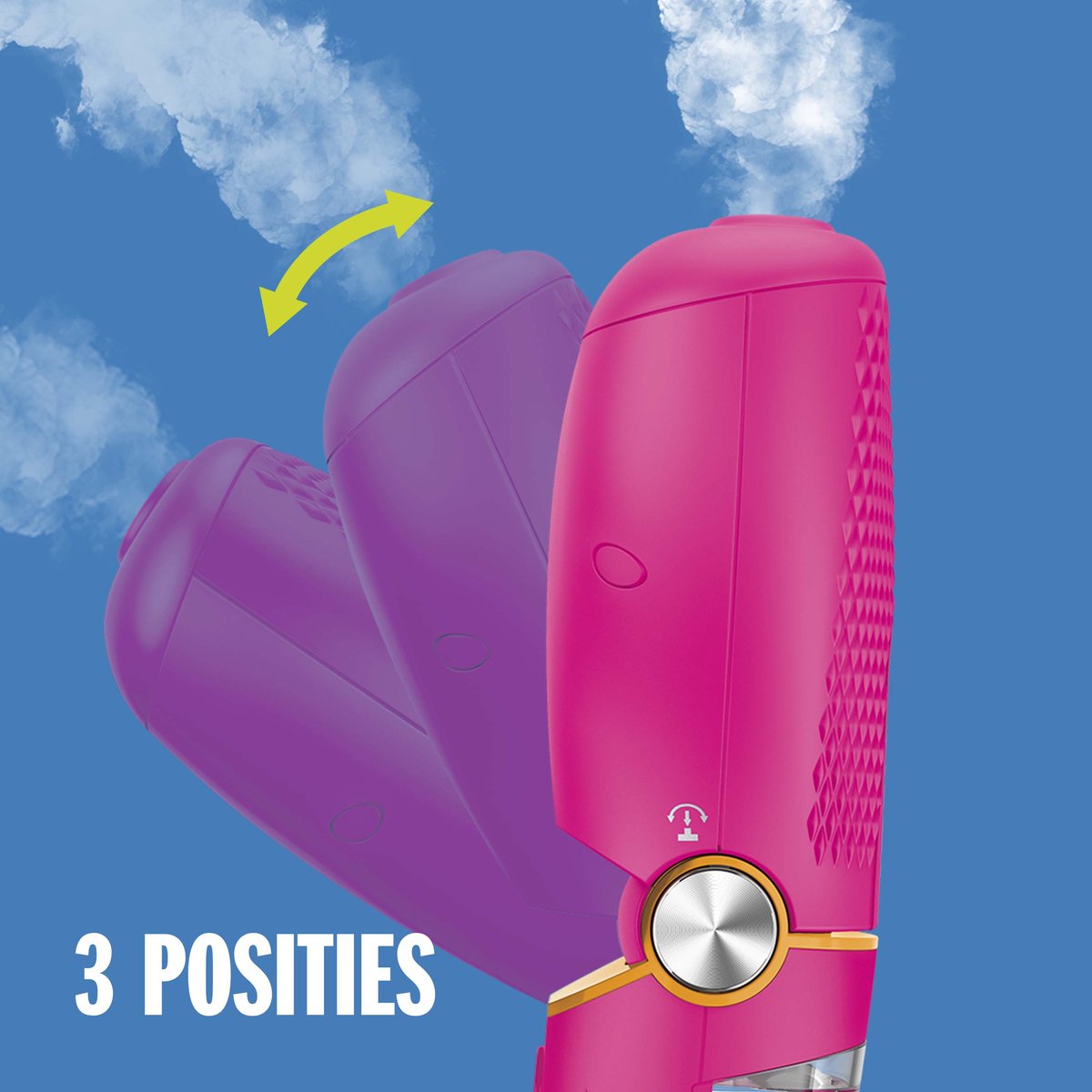 Conair Extreme Steam GSC24PKE Handheld Kledingstomer Roze