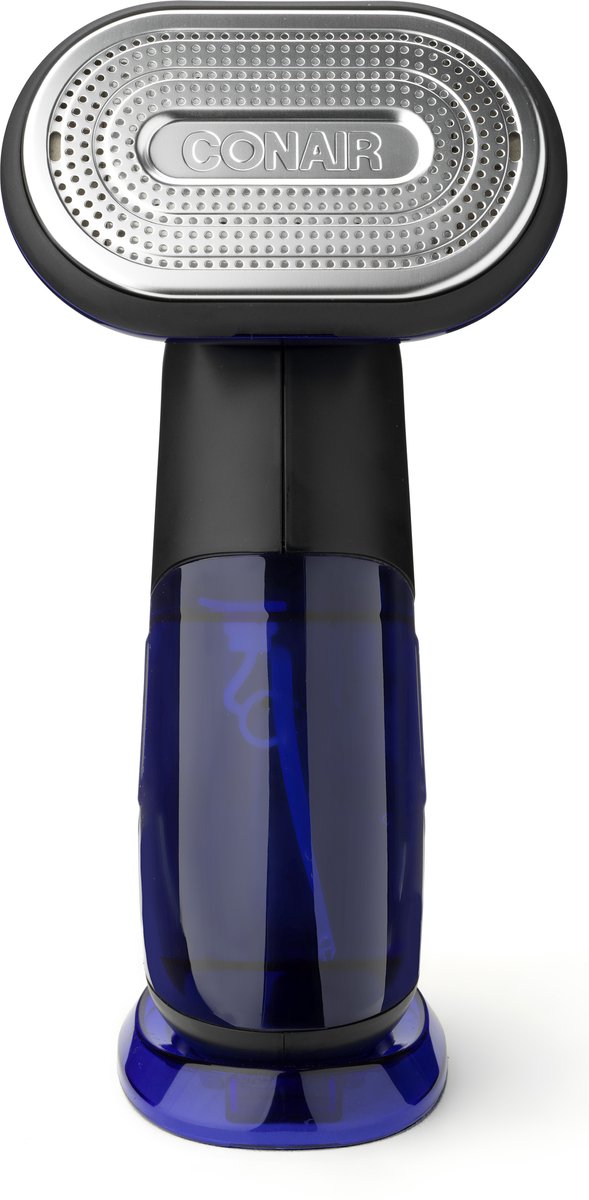 Conair GS108E Handheld Kledingstomer en Strijkijzer Zwart/Blauw