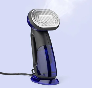 Conair GS108E Handheld Kledingstomer en Strijkijzer Zwart/Blauw