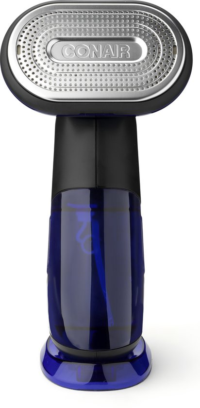 Conair GS108E Handheld Kledingstomer en Strijkijzer Zwart/Blauw