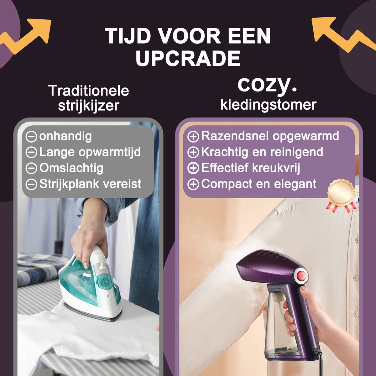 cozy.® Premium Kledingstomer 1640W Paars