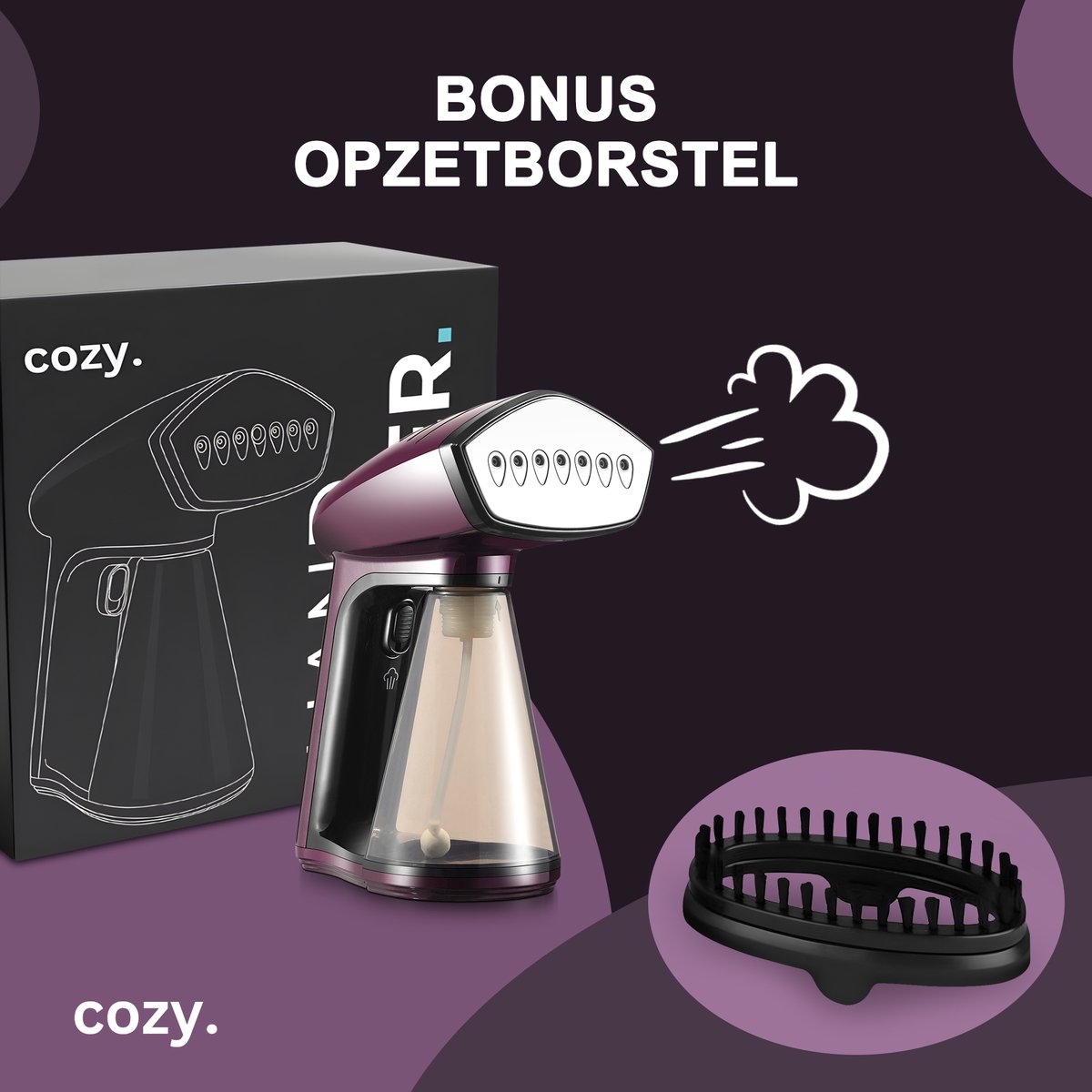 cozy.® Premium Kledingstomer 1640W Paars