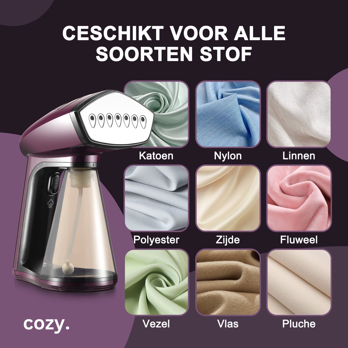 cozy.® Premium Kledingstomer 1640W Paars