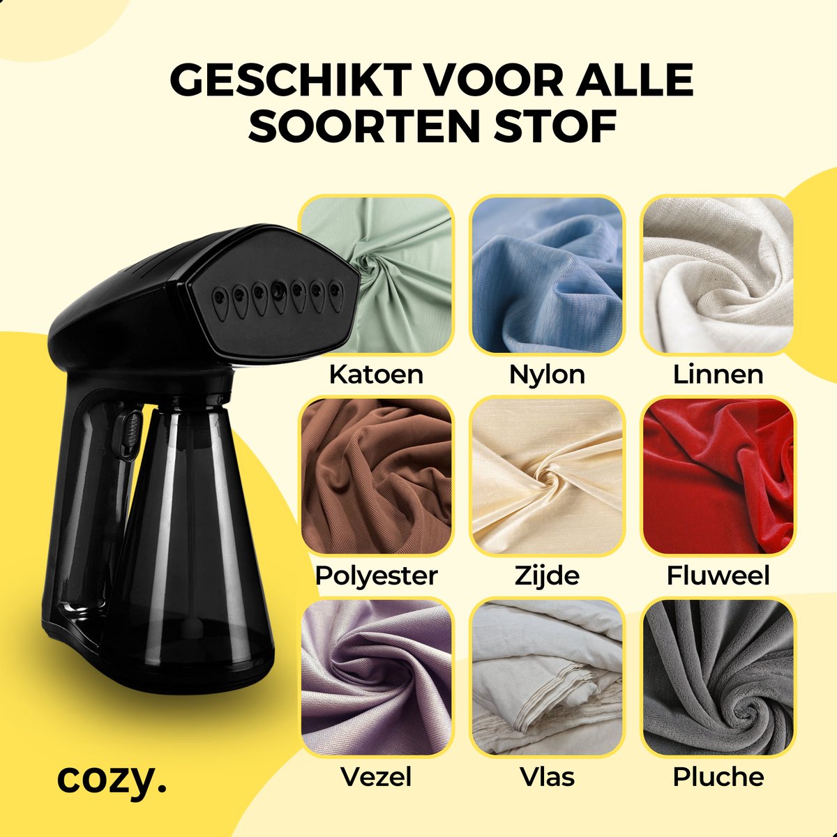 cozy.® Premium Kledingstomer Handstomer 1640W Zwart