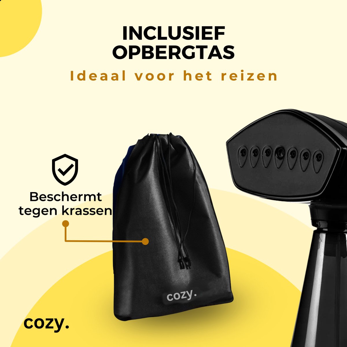 cozy.® Premium Kledingstomer Handstomer 1640W Zwart