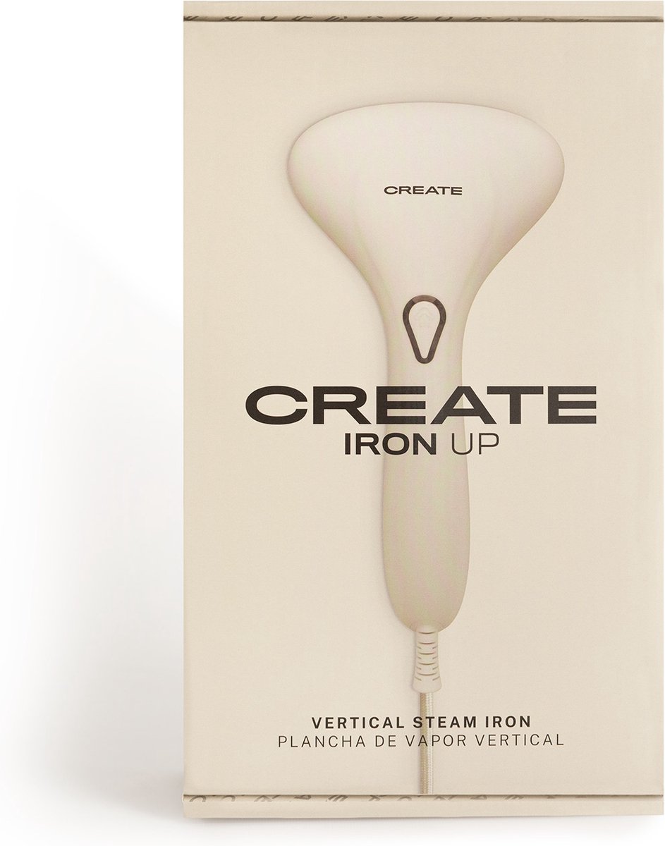 CREATE IRON UP Verticaal Kledingstomer Gebroken Wit