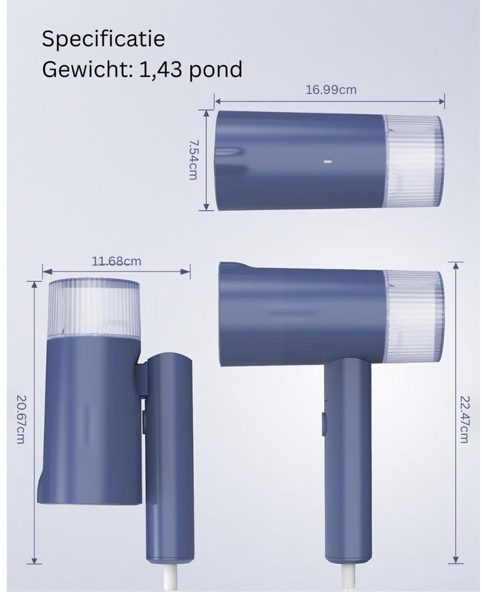 CRLYN® Kledingstomer Handstomer Blauw