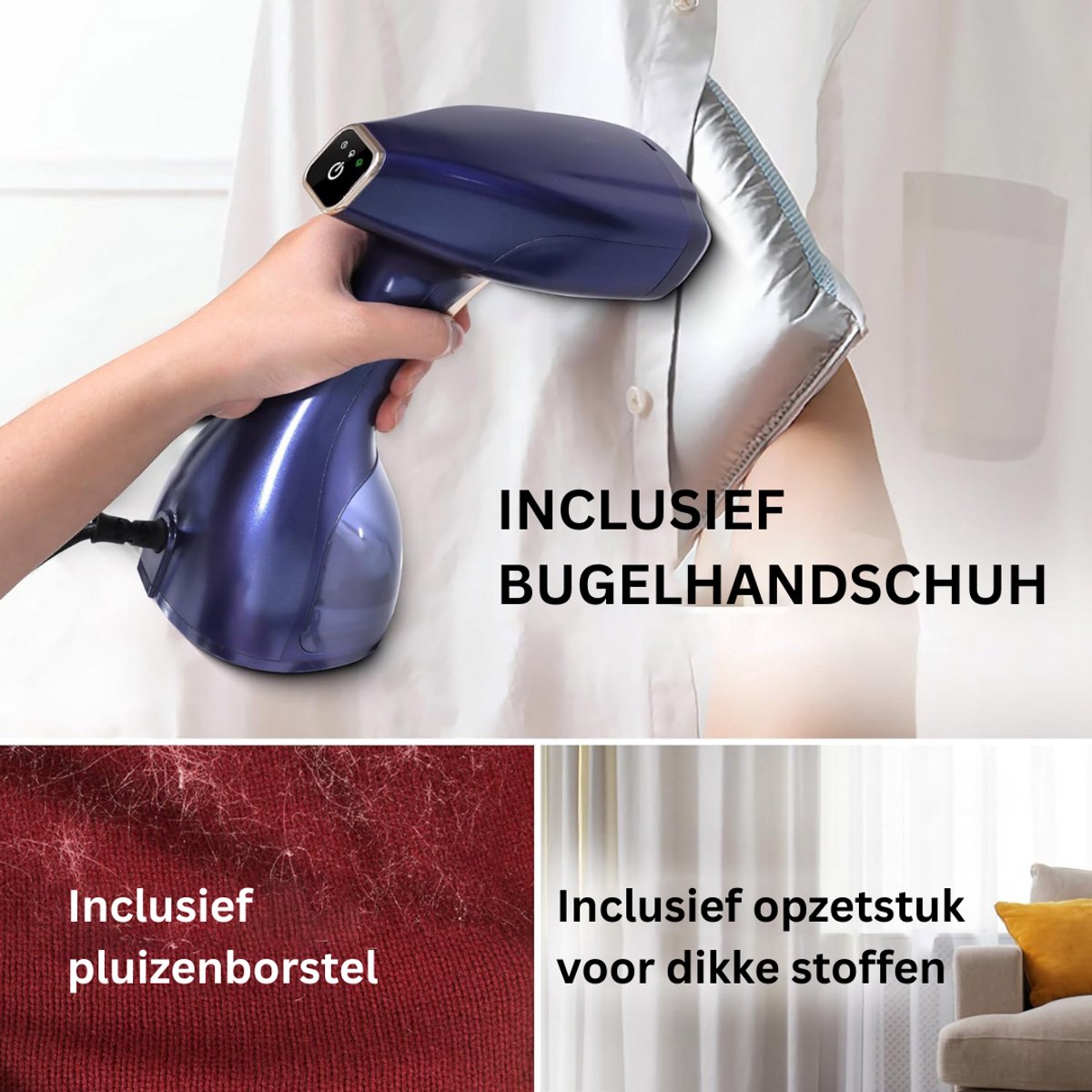 CRLYN® Kledingstomer Handstomer Zwart