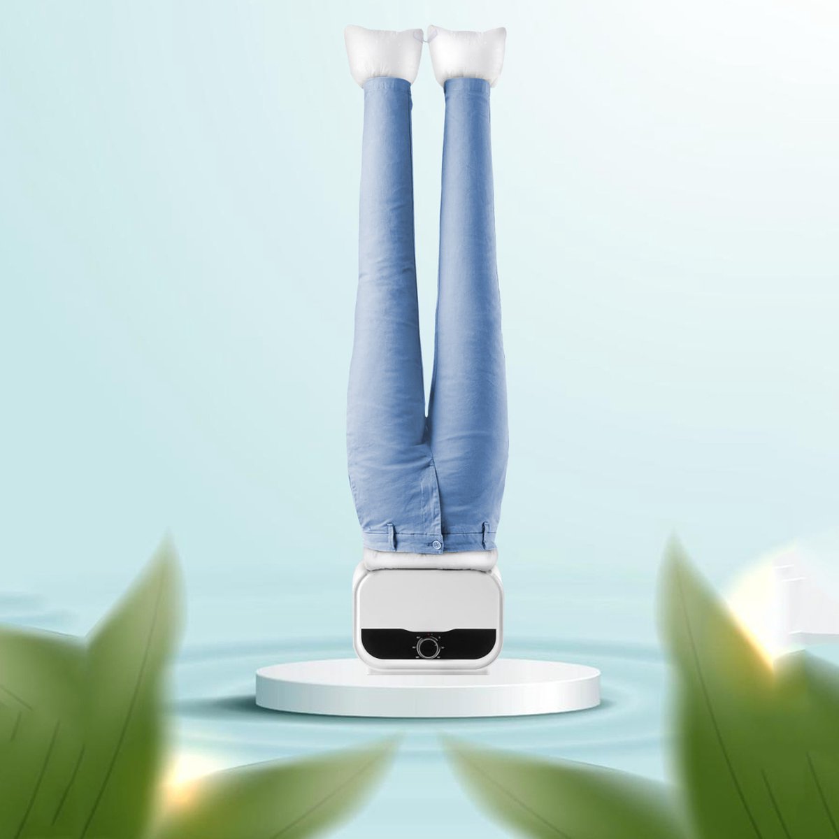 DailySupplies Strijkpop Broeken & Jeans Wit