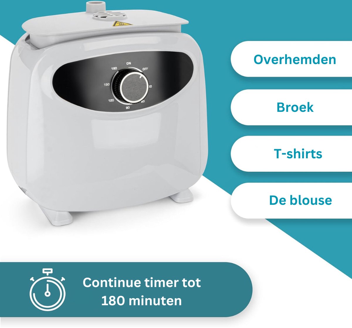 DailySupplies Strijkpop voor Hemden Wit