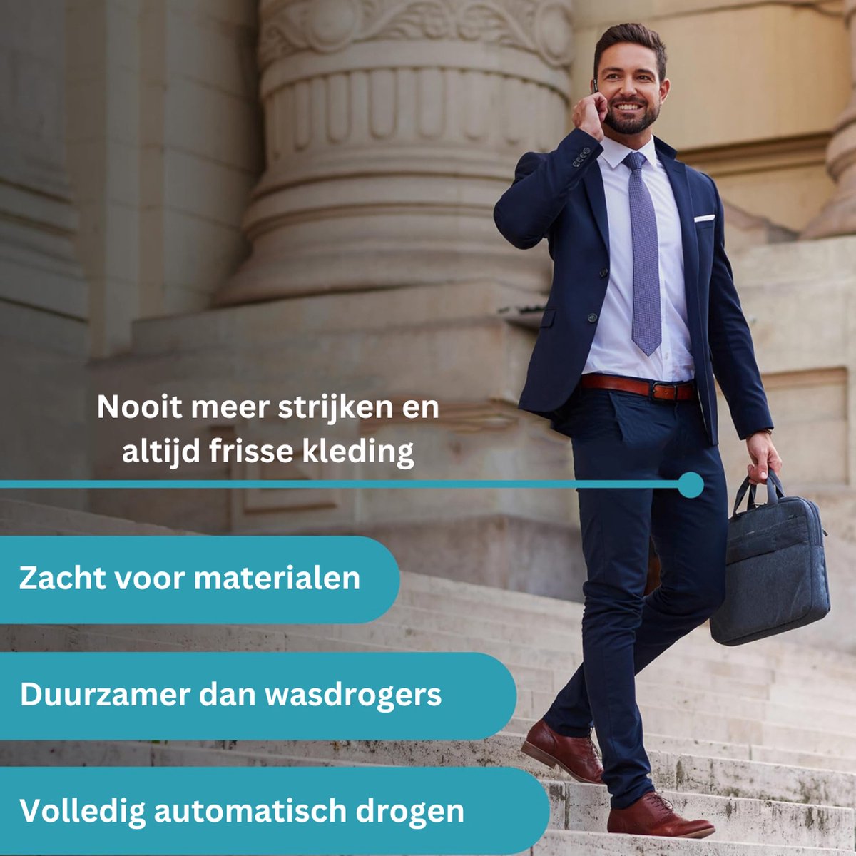 DailySupplies Strijkpop voor Hemden Wit