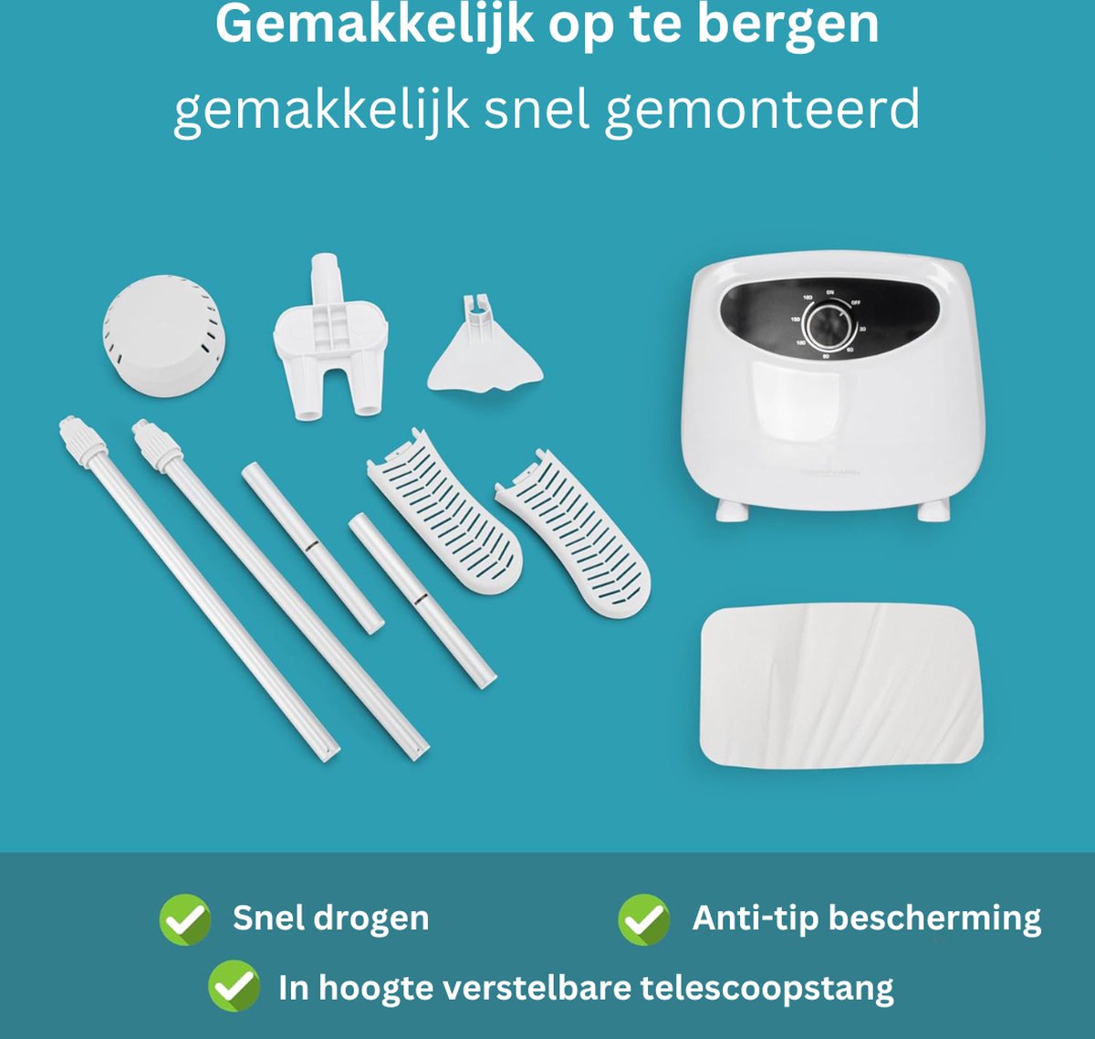 DailySupplies Strijkpop voor Hemden Wit