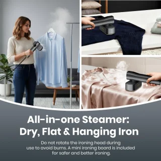 Dampstomer voor Kleding - Reisformaat