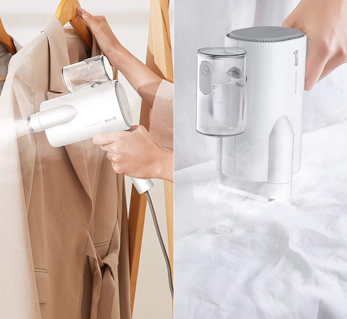 Deerma Kledingstomer Handstoomreiniger Wit