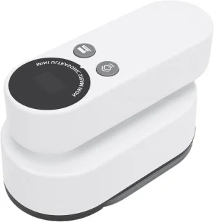 Draadloze kledingstomer handstrijkijzer wit