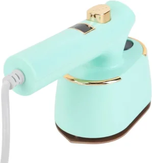 Draagbaar mini stoomstrijkijzer - groen