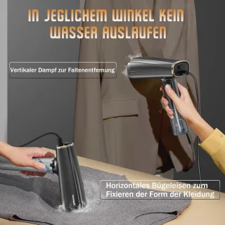 Draagbaar Reisstrijkijzer & Kledingstomer