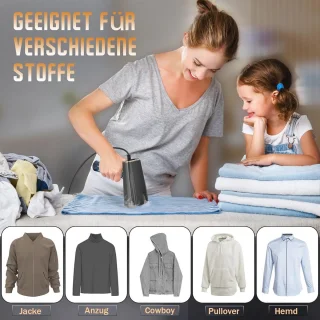 Draagbaar Reisstrijkijzer & Kledingstomer