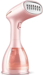 Draagbare handstomer voor kleding, 1,3 liter, roze