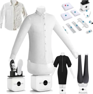 Draagbare Kledingpers - Kreukverwijderaar Stomer - Kleding Strijken - 3-In-1 Automatisch - S tot XL - C