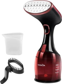 Draagbare kledingstomer handheld - wit