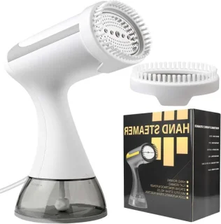 Draagbare kledingstomer met stoomfunctie, 300 ml, wit