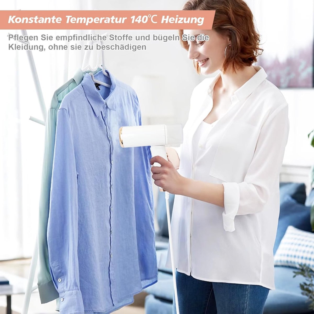 Draagbare Kledingstomer Mini Steamer Reis
