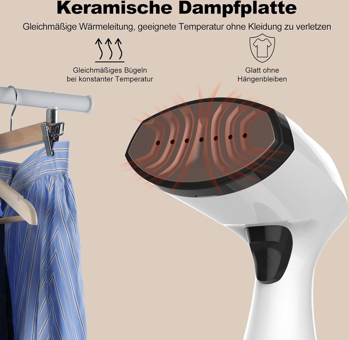 Draagbare Kledingstomer Mini Steamer Stoomapparaat