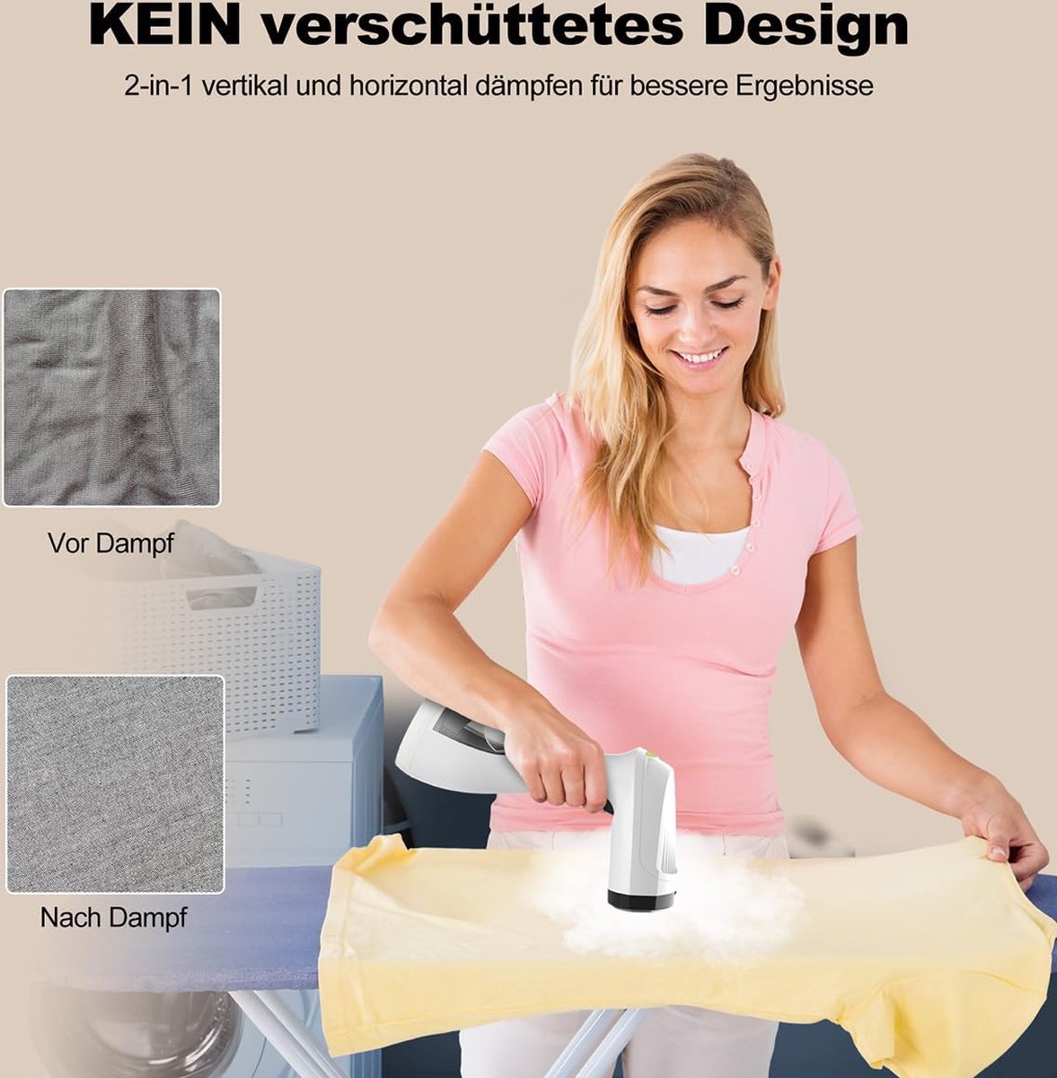 Draagbare Kledingstomer Mini Steamer Stoomapparaat