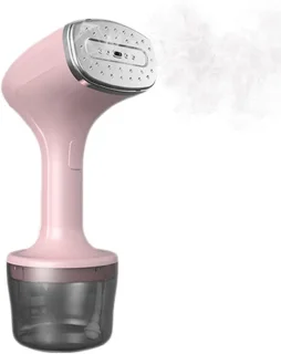Draagbare kledingstomer - reisstrijkijzer - 26 cm - roze