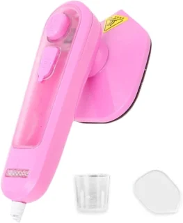 Draagbare kledingstomer roze