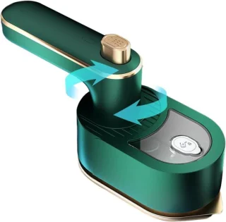 Draagbare kledingstomer - Stoomstrijkijzer - Kleding kreukvrij maken - Snelle opwarming 10S - 105 x 7 x 12 cm - Groen