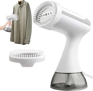 Draagbare stoomkoker - handstomer kleding - wit