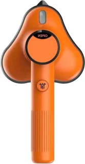 Draagbare stoomstrijkijzer oranje