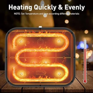 Draagbare Warmtepers 30x25 cm