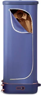 Draagbare wasdroger kledingstomer blauw