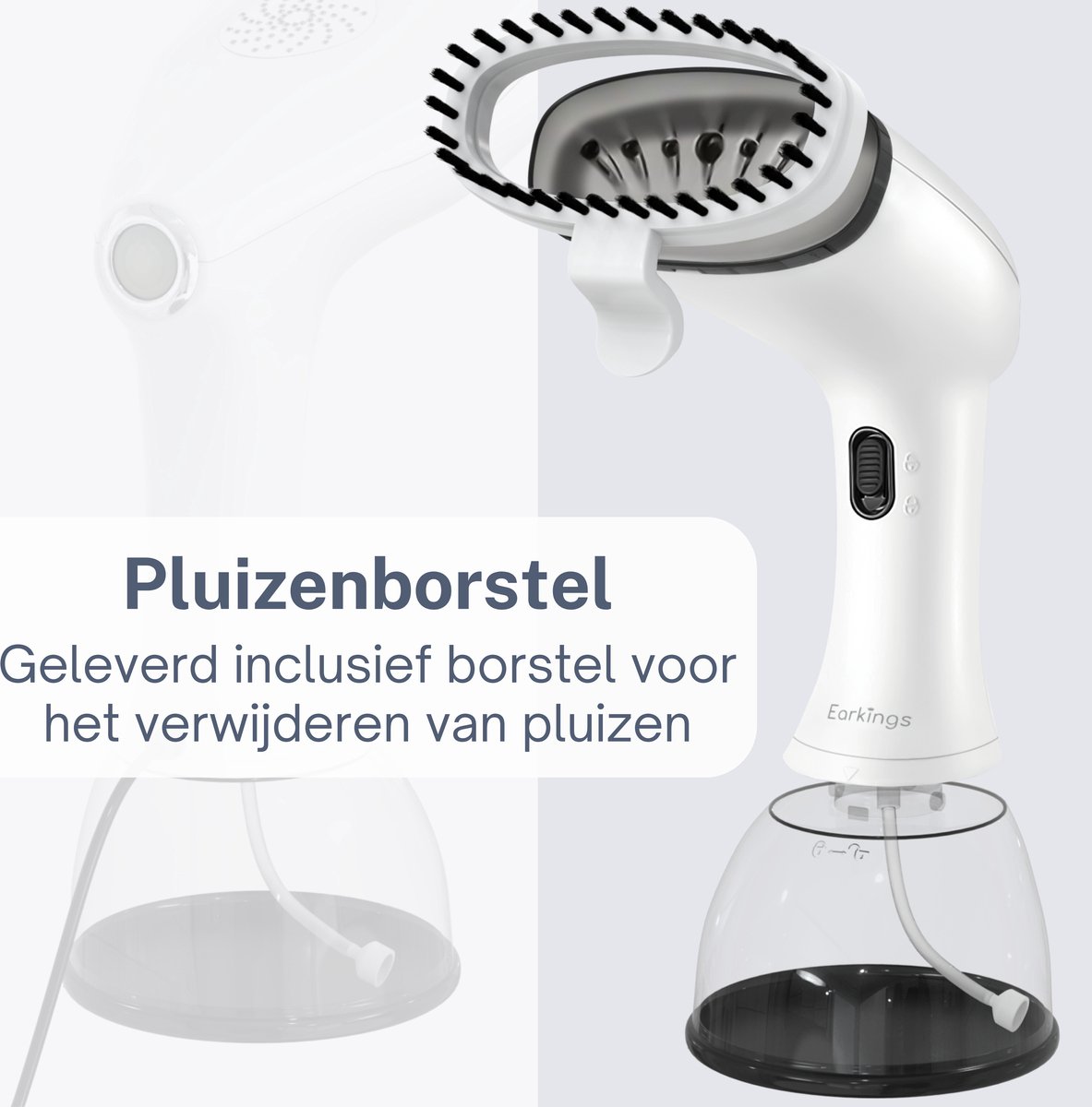 Earkings Kledingstomer Handstomer 380ml 1640W