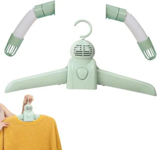 Elektrische kledinghanger mini droger - 14.4 cm, groen
