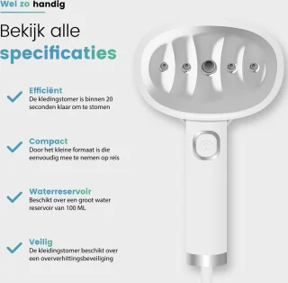 EQ Kledingstomer Opvouwbaar Handstomer