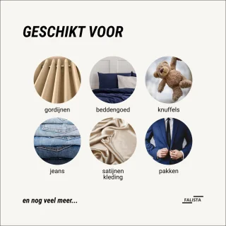 Falista handstomer 1800W zwart/goud