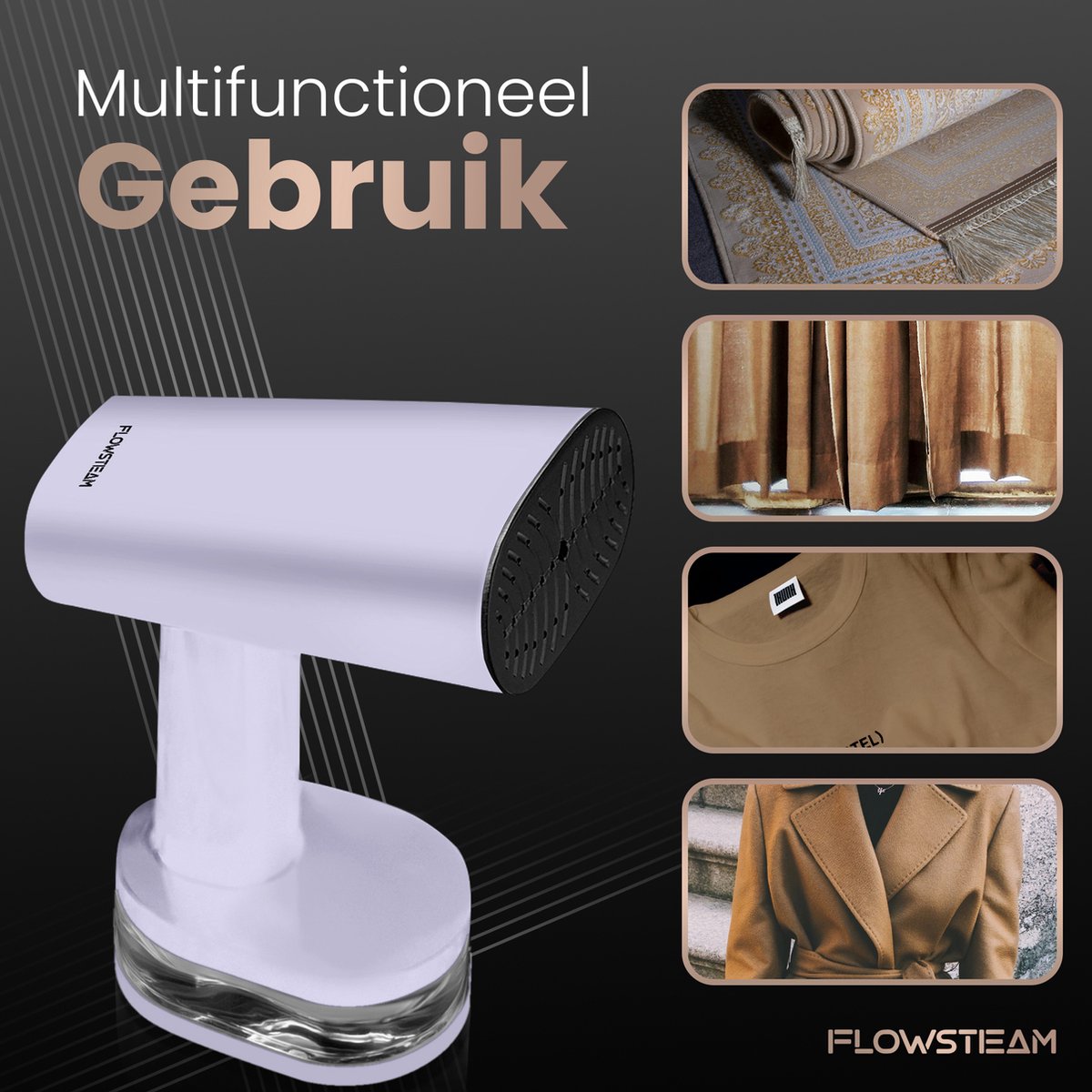 FLOWSTEAM Luxe Kledingstomer Lavender Edition