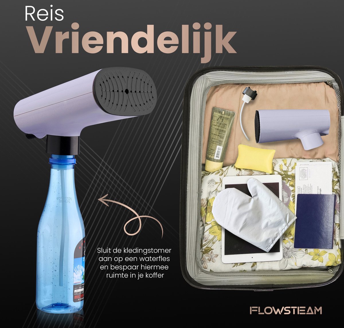 FLOWSTEAM Luxe Kledingstomer Lavender Edition
